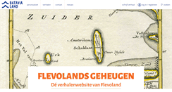 Desktop Screenshot of flevolandsgeheugen.nl